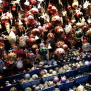 So many glass ornaments to choose from. It is so beautiful!